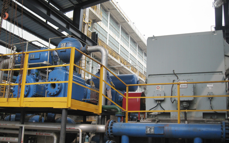 中石化茂名石化實(shí)華M-49/25丙烯氣壓縮機(jī)